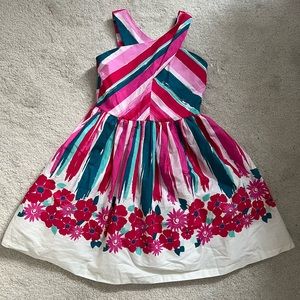 Bonnie Jean multicolored dress, size 7
